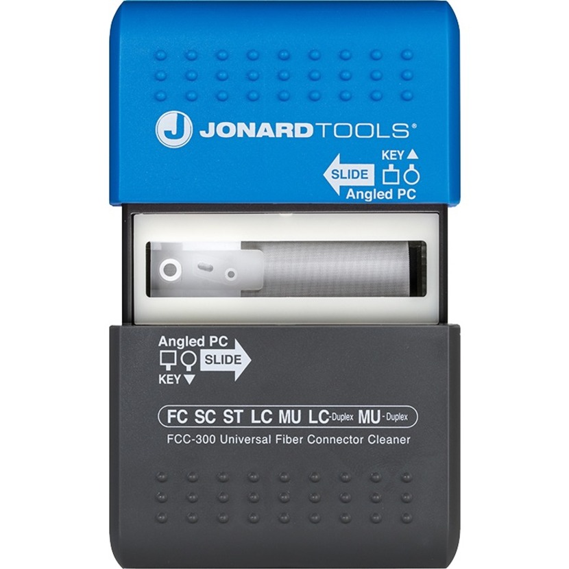 Jonard Tools Universal Fiber Connector Cleaner - For Fiber Optic Connector - Compact, Anti-static
