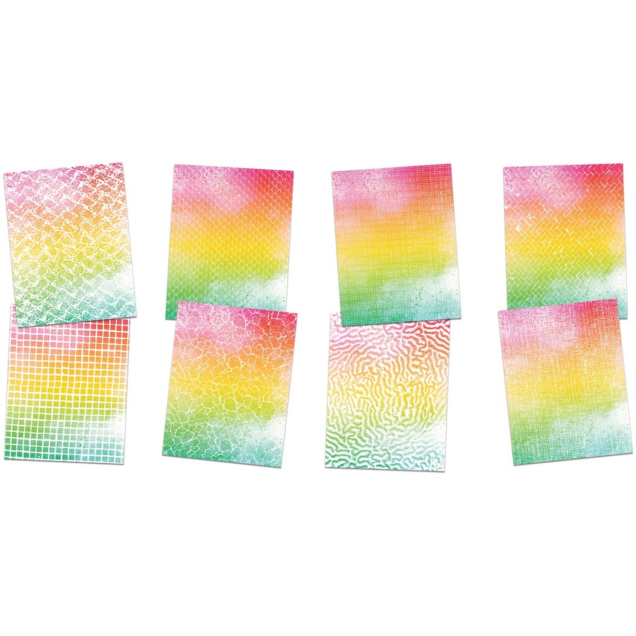 Roylco Colour Reveal Textures Paper - 8.50" x 11"  - 96 / Pack - Diffusing Paper - ROY75506