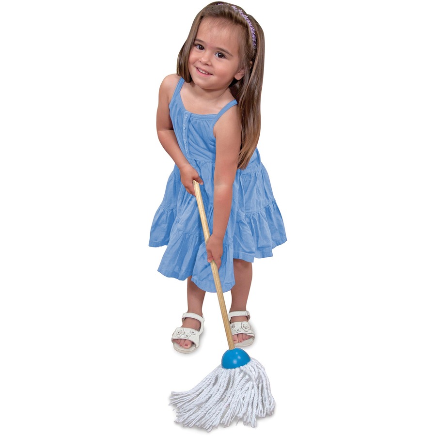 Melissa & Doug - Let's Play House! Dust! Sweep! Mop! - Set - 3 Year - Wood - Cleaning Play - LCI18600