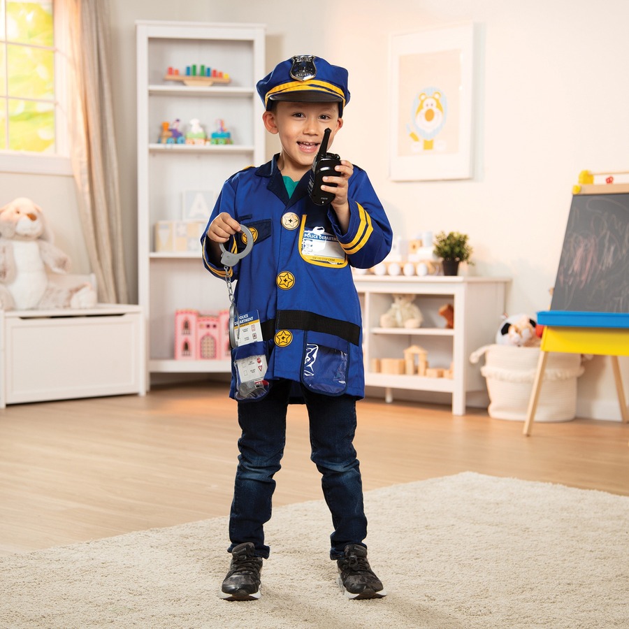 Melissa & Doug Police Officer Role Play Costume Set - Creative Learning & Toys - LCI14835