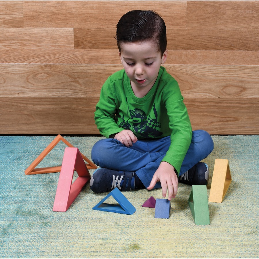 TickiT Rainbow Architect Triangles - Blocks & Construction - LAD73418