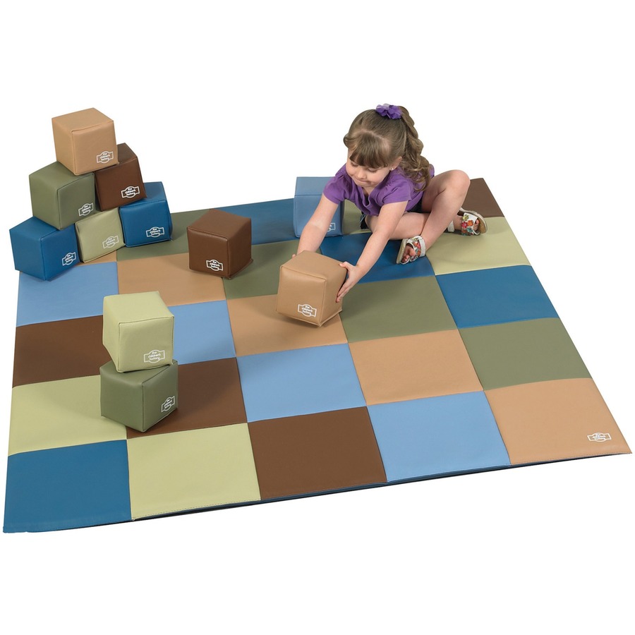 Children's Factory Woodland Toddler Baby Blocks - Skill Learning: Coordination, Patterning, Stacking, Sorting, Number, Color Identification, Interactive Learning - 8 Months & Up - Infant & Toddler Toys - CFI705392