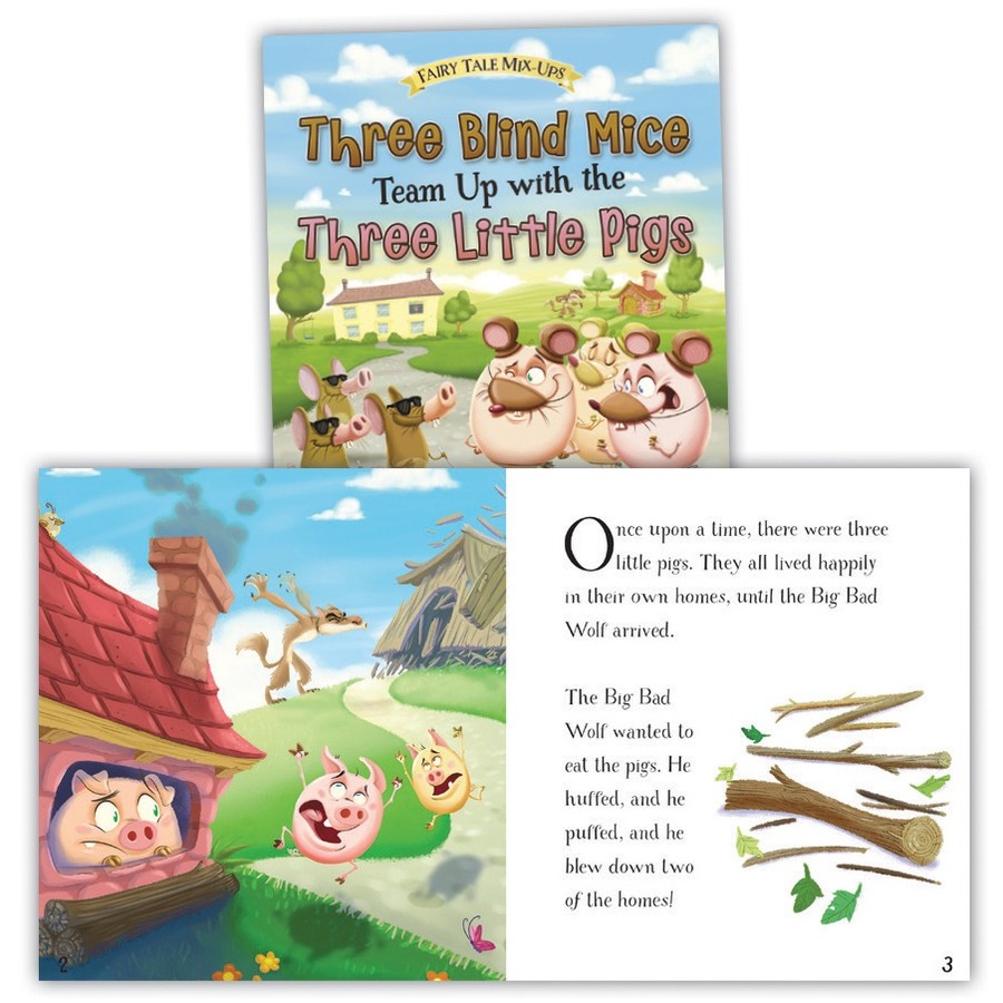 Capstone Publishers Fairy Tale Mix-Ups Printed Book by Paul Harrison, Mariano Epelbaum - Book - Grade K-2 - Learning Books - CPB98326