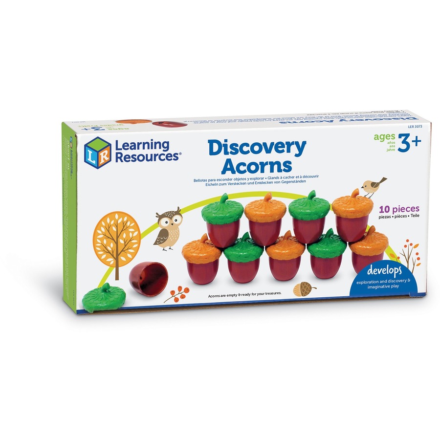 Learning Resources Discovery Acorns - Learning Toy - 3 Year & Up - Orange, Green