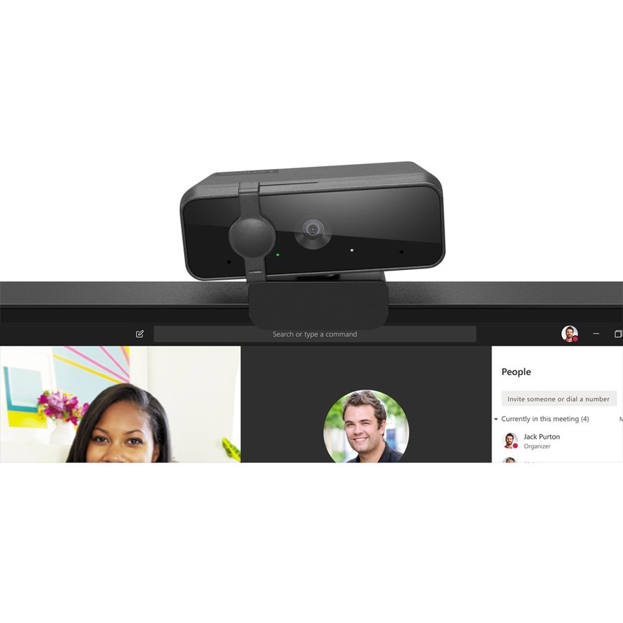 Lenovo Essential Webcam - 2 Megapixel - Black - USB 2.0 - 1 Pack(s)