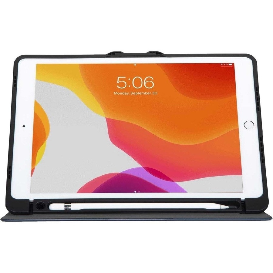 Targus Versavu THZ86302GL Carrying Case (Folio) for 10.2" to 10.5" Apple iPad (7th Generation), iPad (8th Generation), iPad (9th Generation), iPad Air, iPad Pro Tablet - Blue