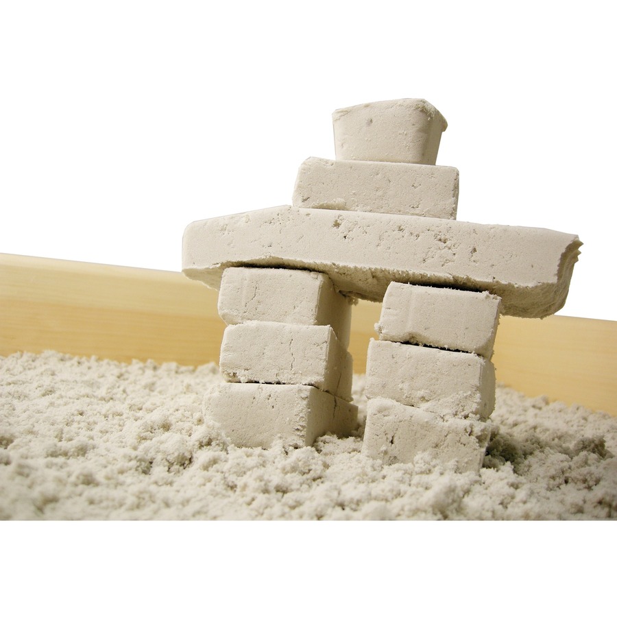 Sandtastik Model 'N Mold Sculpting Sand - White - 10 lb (4.5 kg) - Sculpture, Indoor - 1 Each - White - Sand & Water Play - SND510