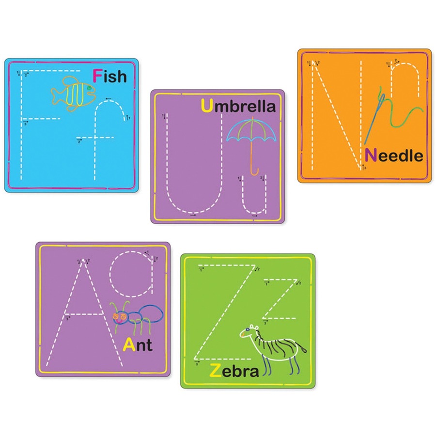 Omnicor Wikki Stix Alphabet Cards - Pack - Creative Learning - WKS606