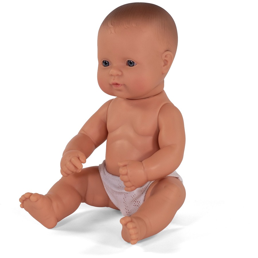 Miniland Anatomically Correct Newborn Baby Doll - Caucasian Boy - Dolls & Accessories - MEC31031