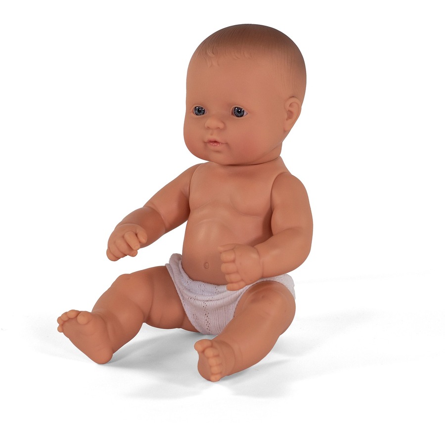 Miniland Anatomically Correct Newborn Baby Doll - Caucasian Girl - Dolls & Accessories - MEC31032