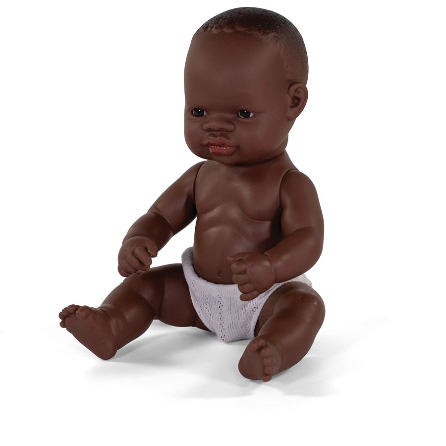 Miniland Anatomically Correct Newborn Baby Doll - African Boy - Dolls & Accessories - MEC31033