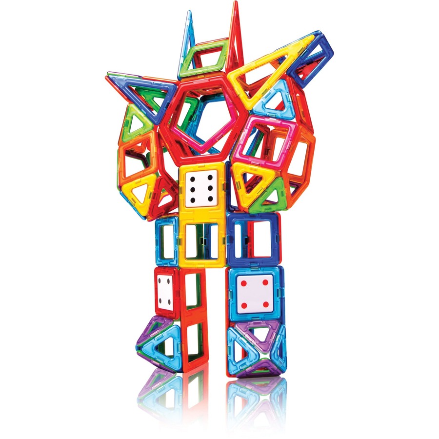 Magformers Smart 144pc Set - Skill Learning: Building, Shape, Geometry - 144 Pieces - Geometry - MGF63082FE
