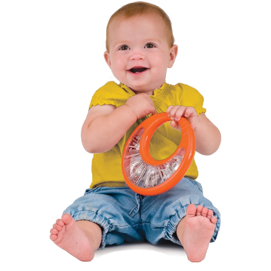 Playwell Baby Tambourine - Child - Assorted - Creative Learning - PWLMT60809