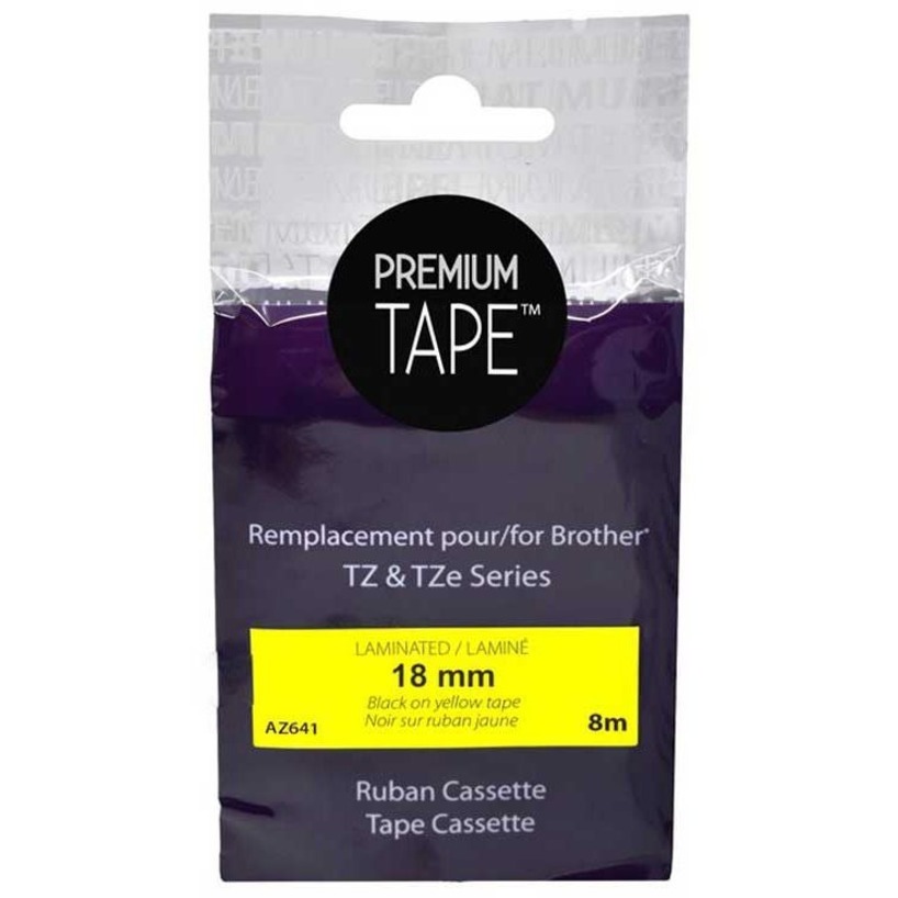 Ruban compatible (Alternative à Brother AZ641) - Premium Tape