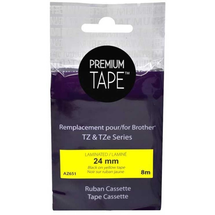 Ruban compatible (Alternative à Brother TZ-651) - Premium Tape