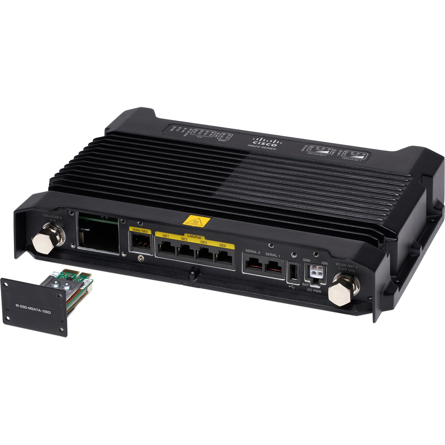 Cisco IR829M Wi-Fi 4 IEEE 802.11n 2 SIM Cellular Modem/Wireless Router