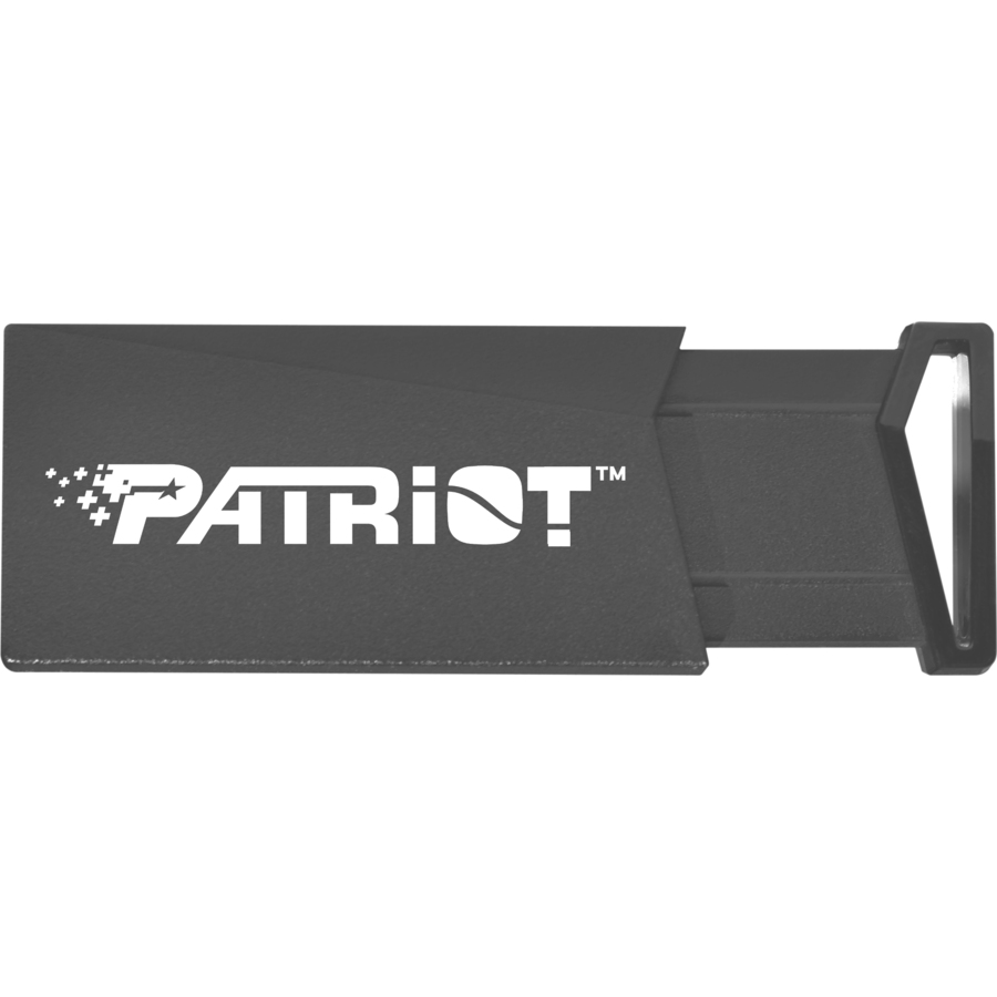 Patriot Memory Push+ USB 3.2 GEN. 1 FLASH DRIVE - 64 GB - USB 3.2 (Gen 1) - Black - 2 Year Warranty
