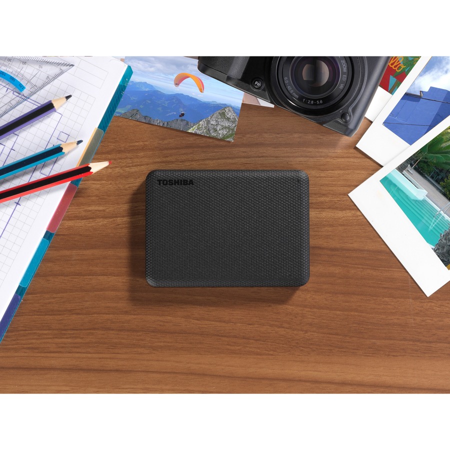 Toshiba Canvio Advance HDTCA10XK3AA 1 TB Portable Hard Drive - External - Black - USB 3.0