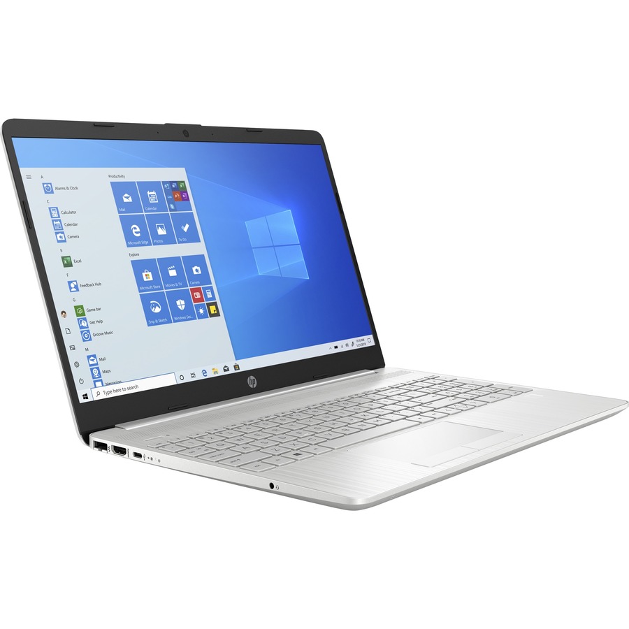 HP 15-dw3048nr 15.6" Notebook - HD - 1366 x 768 - Intel Core i3 11th Gen i3-1115G4 Dual-core (2 Core) - 8 GB Total RAM - 1 TB HDD - Natural Silver