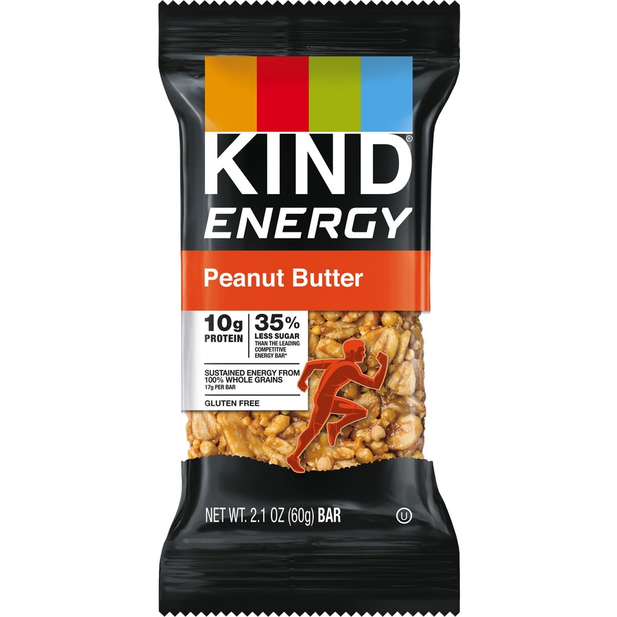 KIND Energy Bars Glutenfree, Individually Wrapped Peanut Butter