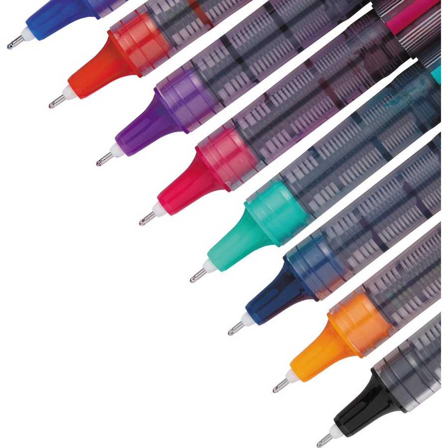 Uni-Ball Vision Needle Rollerball Pen - 0.7 mm Pen Point SizePigment-based Ink - 8 - Rollerball Pens - UBC1734916C