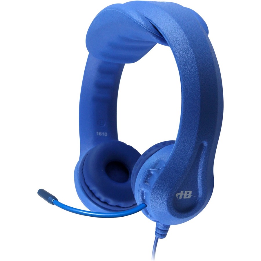 Hamilton Buhl Kid's Flex-Phones USB Headset With Gooseneck Microphone, Blue