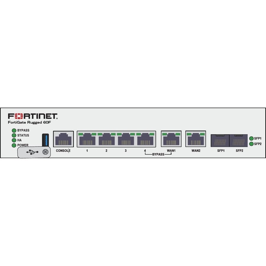 Fortinet FortiGate Rugged FGR-60F-3G4G Network Security/Firewall Appliance