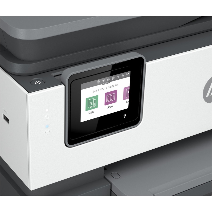 HP Officejet Pro 8035e Inkjet Multifunction Printer-Color-Light Basalt-Copier/Fax/Scanner-29 ppm Mono/25 ppm Color Print-4800x1200 dpi Print-Automatic Duplex Print-20000 Pages-225 sheets Input-1200 dpi Optical Scan-Color Fax-Wireless LAN