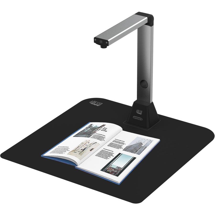 Adesso 8 Megapixel Fixed-Focus A3 Document Camera Scanner with OCR Function - CMOS