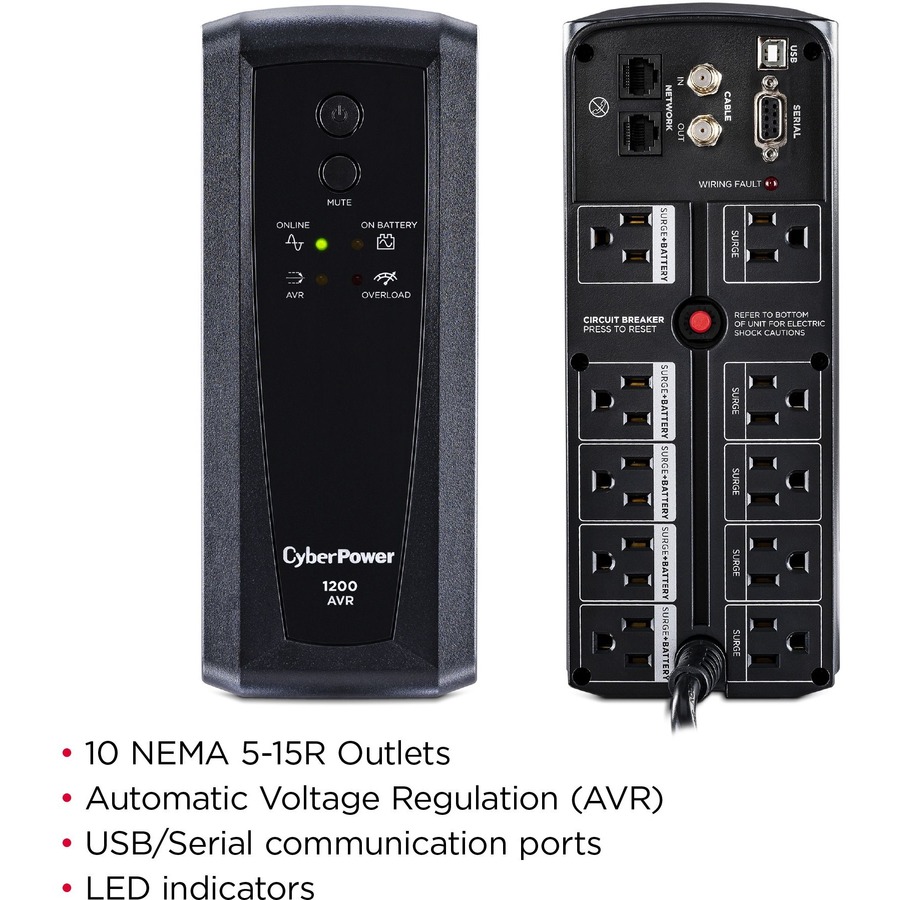 CyberPower CP1200AVR AVR UPS Systems