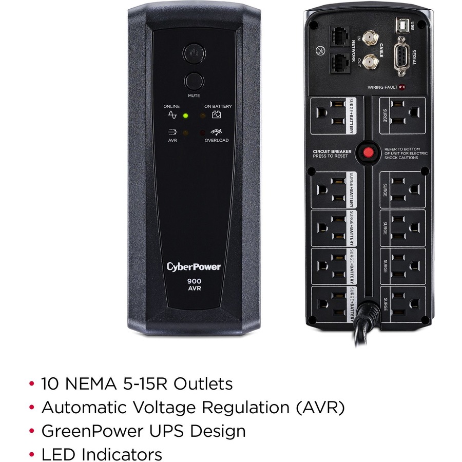 CyberPower CP900AVR AVR UPS Systems