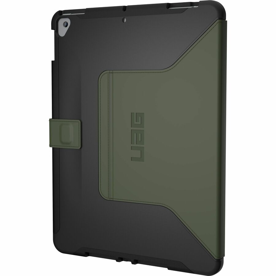 Urban Armor Gear Scout Carrying Case (Folio) for 10.2" Apple iPad (7th Generation), iPad (8th Generation), iPad (9th Generation) Tablet - Black
