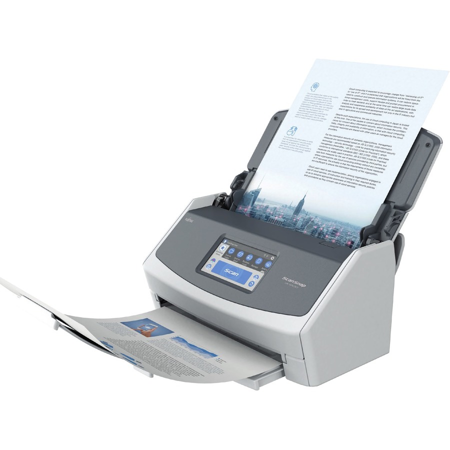 Fujitsu ScanSnap iX1600 Deluxe Versatile Cloud Enabled Document Scanner with Adobe Acrobat Pro DC for Mac or PC, White