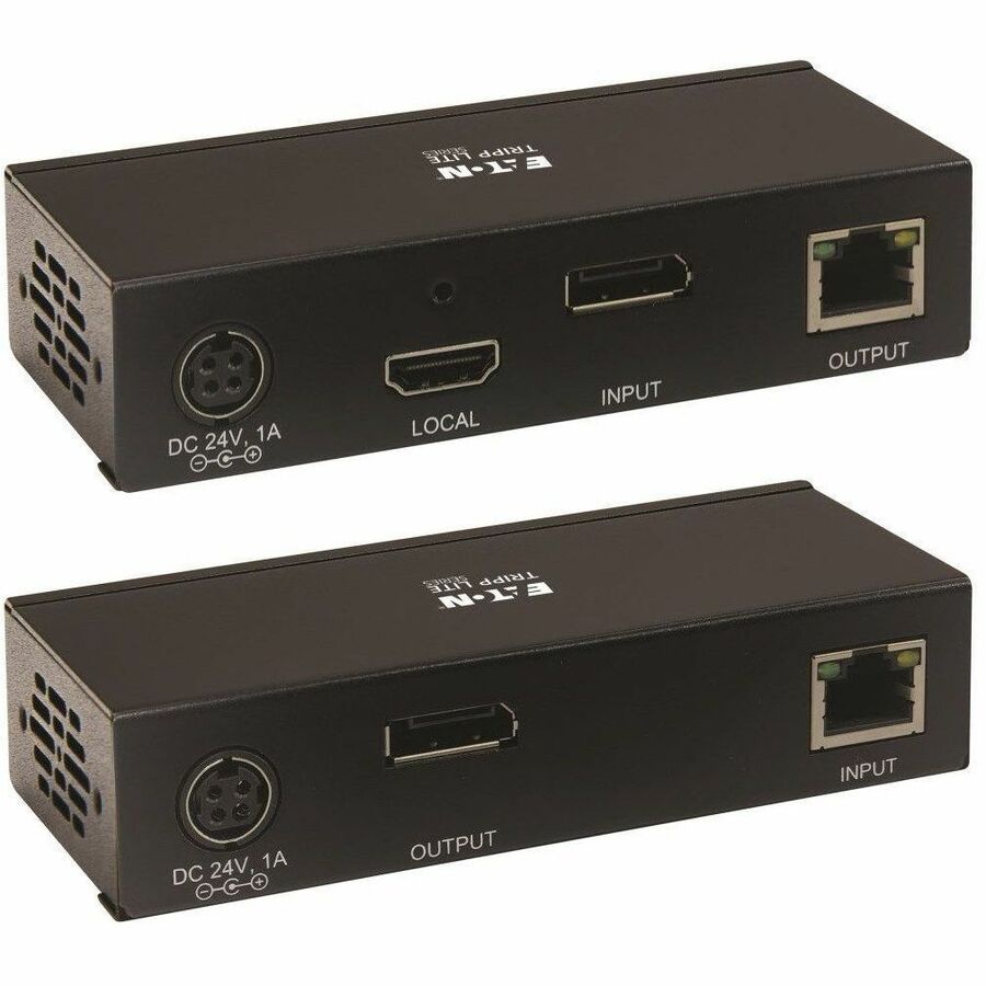 Tripp Lite by Eaton DisplayPort over Cat6 Extender Kit KVM Support USB 4K DP1.2a PoC HDCP 2.2 230 ft. (70 m) TAA