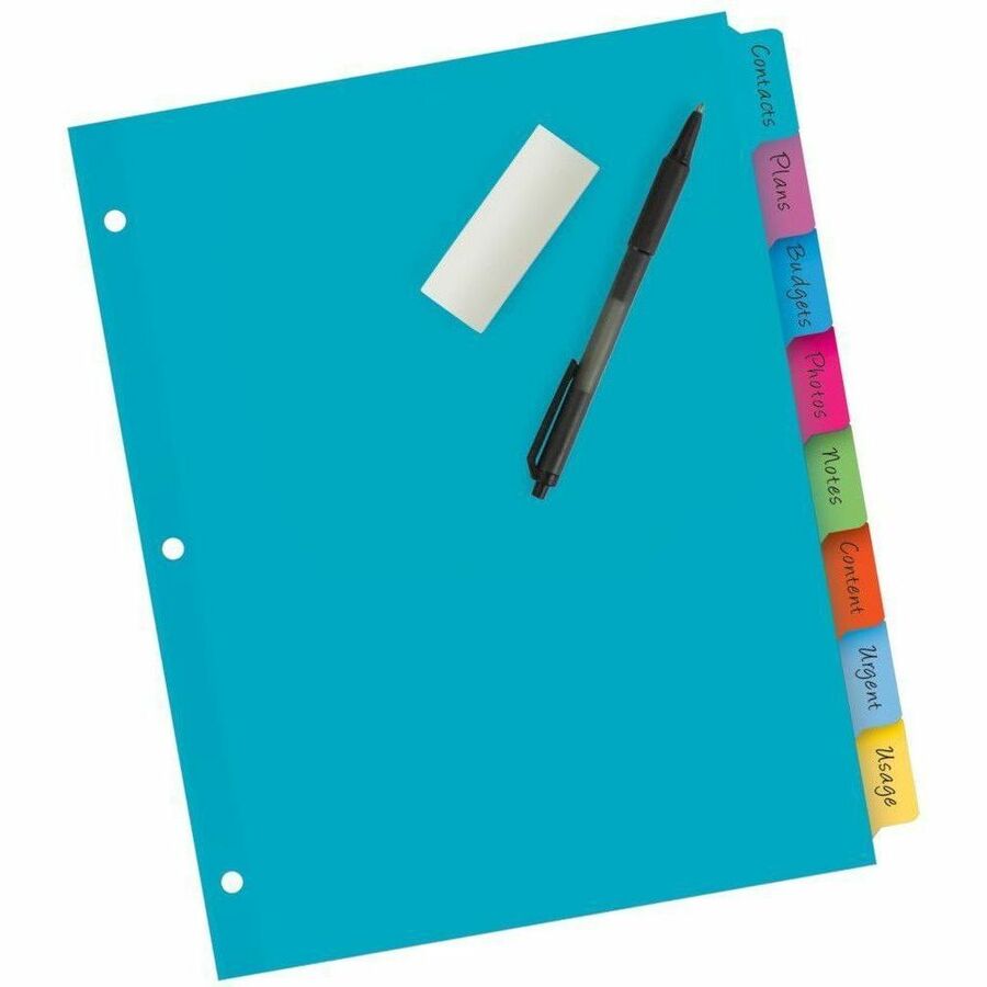 Avery&reg; Big Tab™ Write & Erase Dividers 8 tabs, 1 set