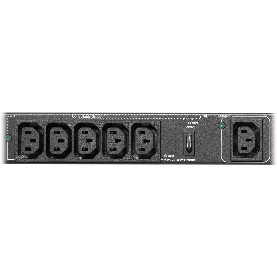 Tripp Lite by Eaton PDU 200-250V 10A Single-Phase Hot-Swap PDU with Manual Bypass - 6 C13 Outlets 2 C14 Inlets 1U Rack/Wall