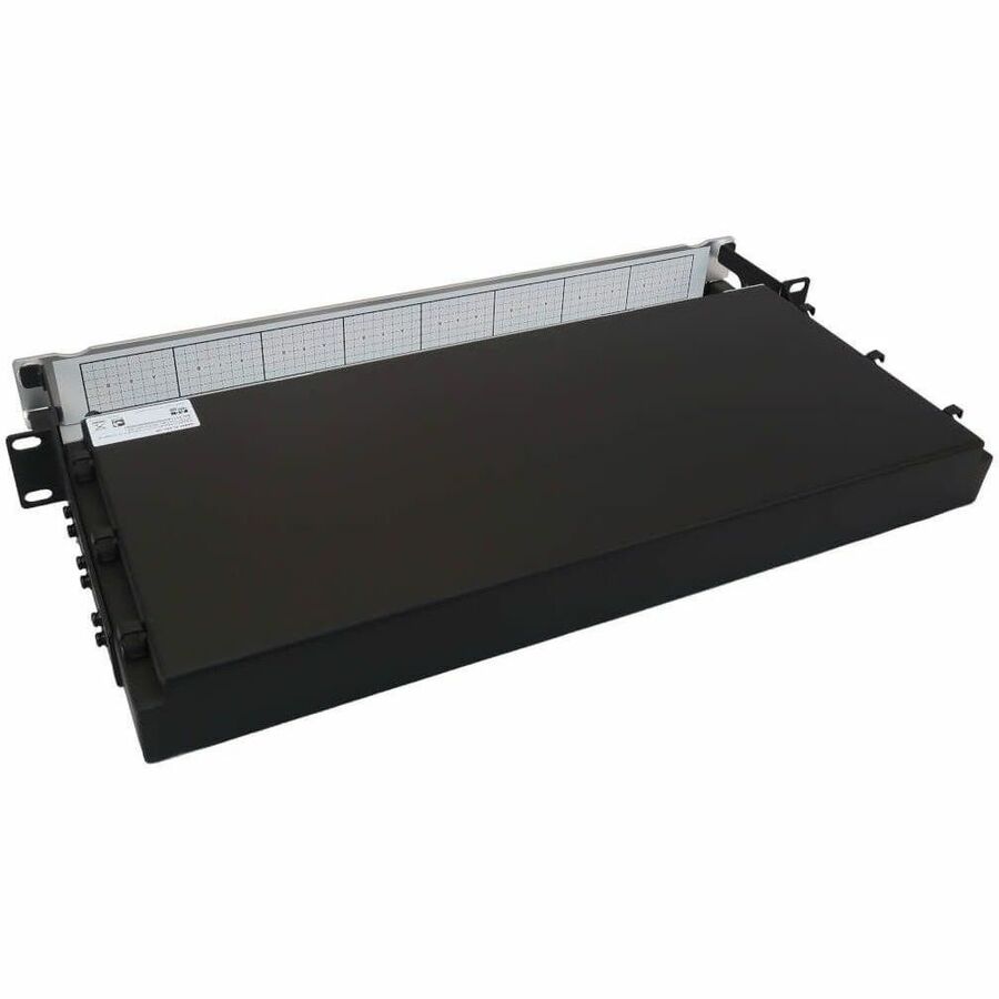 Eaton Tripp Lite Series Preloaded Fiber Panel, 1U - 2x (12x LC/LC Duplex M/M) 24F Trunk Cables, OM4 Multimode, 20 m (65.6 ft.)