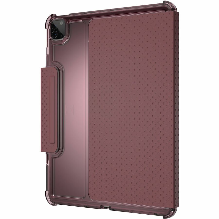 Urban Armor Gear Lucent Carrying Case (Folio) for 12.9" Apple iPad Pro (5th Generation), iPad Pro (4th Generation) Tablet, Stylus - Aubergine, Dusty Rose