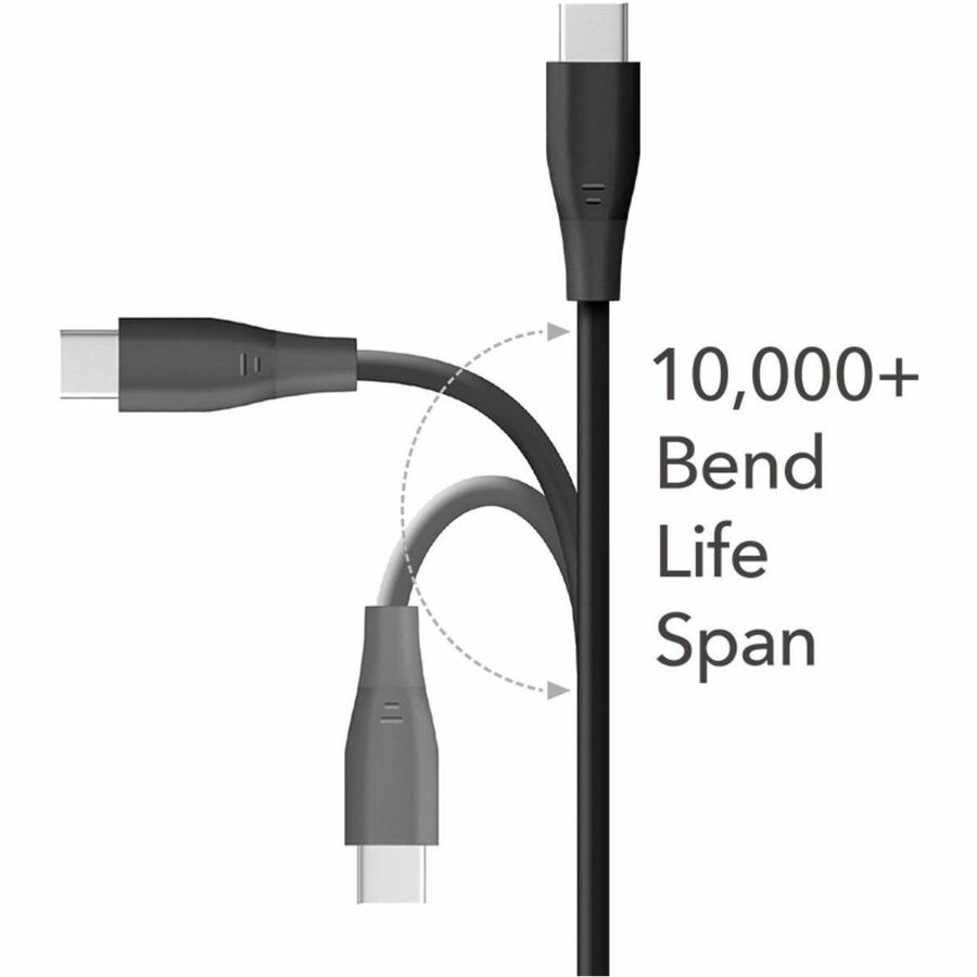 CELLAIRIS premium 3 ft USB-C to USB-C cable for compact charging and syncing — alternate view 1