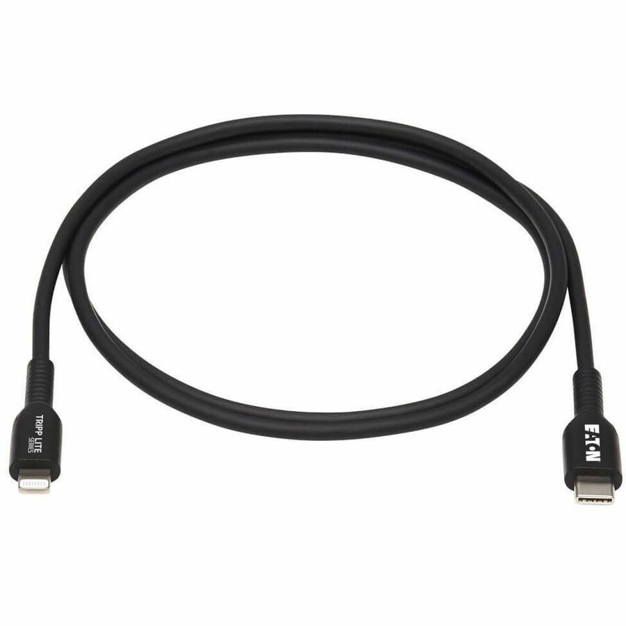 Eaton Tripp Lite Series USB-C to Lightning Sync/Charge Cable (M/M), MFi Certified, Black, 2 m (6.6 ft.)