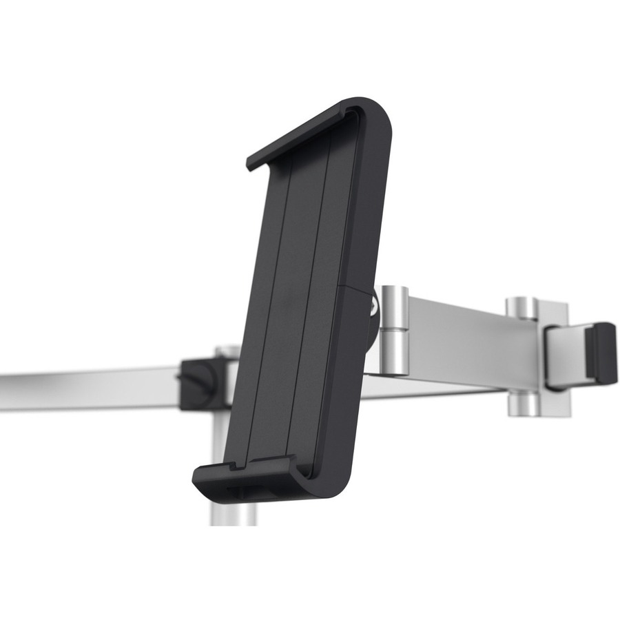 DURABLE Mounting Arm for Monitor, Tablet - Silver - Height Adjustable - 1  Display(s) Supported - 34 Screen Support - 17.64 lb Load Capacity - 75 x  75, 100 x 100 - 1 Each - Servmart