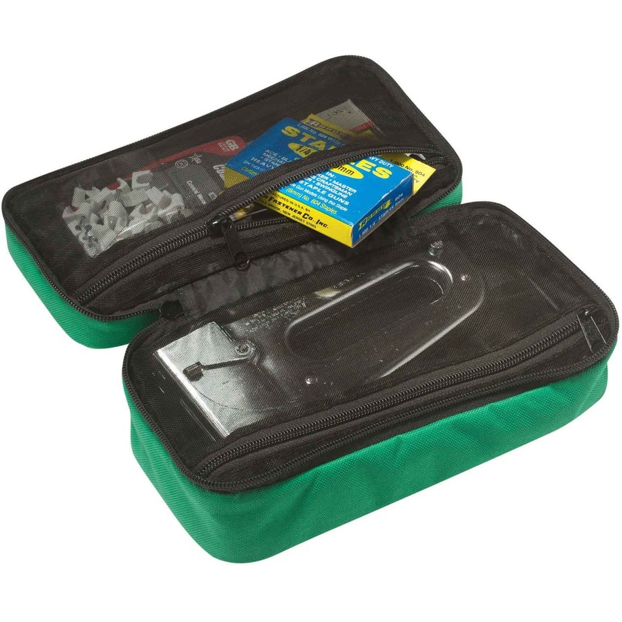 Ergodyne Arsenal 5875 Carrying Case Tools, Accessories, ID Card, Business Card, Label - Green - Water Resistant - 600D Polyester Body - 3.5" Height x 4.5" Width x 10" Depth - Large Size - 1 Each