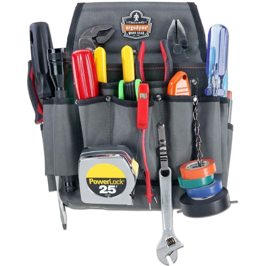 Picture of Ergodyne Arsenal 5548 Carrying Case (Pouch) Tools, Fastener, Screwdriver, Hardware, Tape Measure - Gray