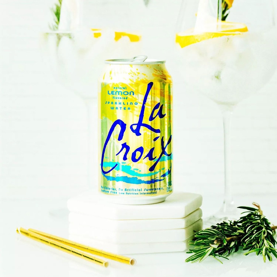 LaCroix Lemon, Lime and Grapefruit Flavored Sparkling Water - Ready-to-Drink - 12 fl oz (355 mL) - 2 / Carton / Can