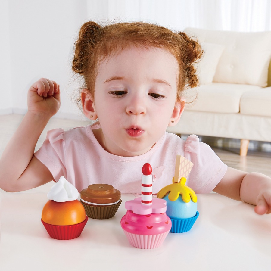 Hape Cupcakes - Skill Learning: Creativity - Kitchen Play - HAPE3157