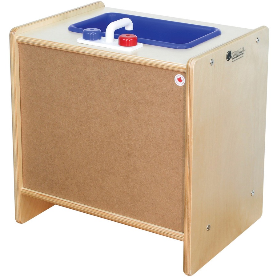 Trojan - Toddler Sink (D382) - 1 Each - Plastic, Wood - Kitchen Play - TRJD382