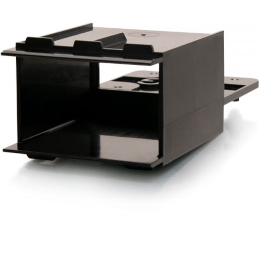 C2G HDMI adapter ring Crestron box insert in black for conference room table boxes — alternate view 1