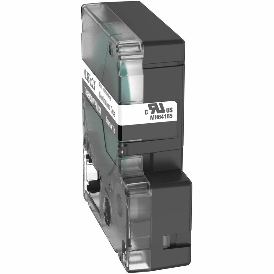 Panduit PXE Label Tape - 11/32" Width x 23 ft Length - White - Vinyl, Plastic - 1 Cassette