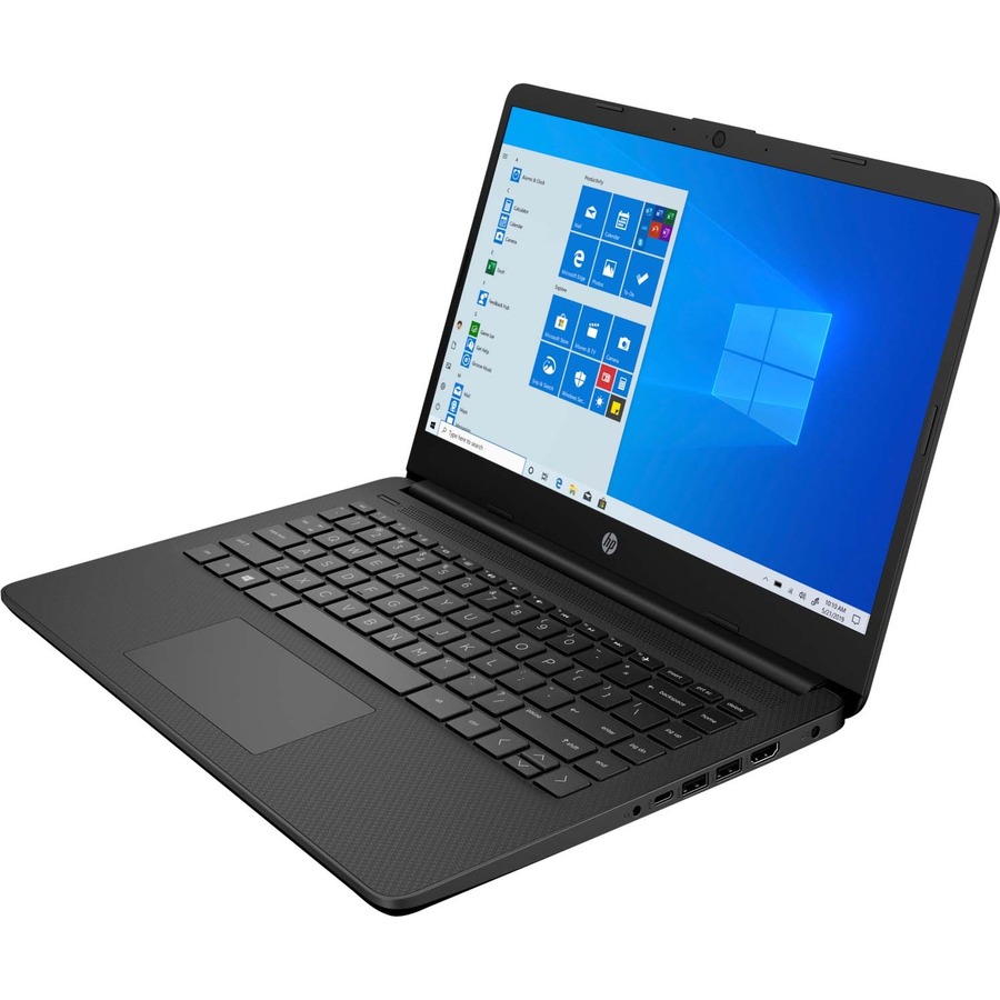 HP 14-dq0000 14-dq0050nr 14" Touchscreen Notebook - HD - 1366 x 768 - Intel Celeron N4020 Dual-core (2 Core) 1.10 GHz - 4 GB Total RAM - 64 GB Flash Memory - Jet Black