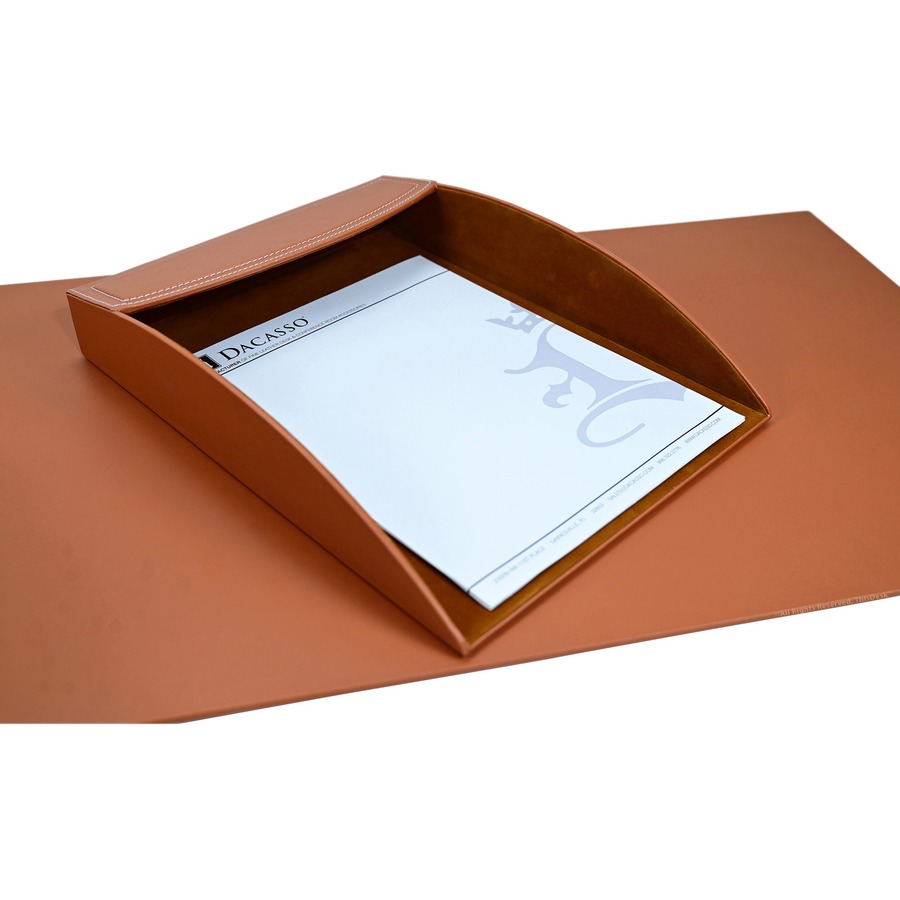 Dacasso 5-piece Home/Office Leather Desk Accessory Set